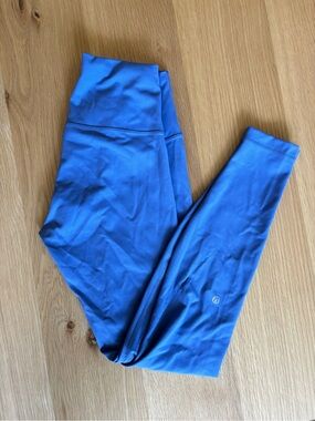 lululemon athletica Wunder Train Wild Indigo High-Rise Leggings 28” inseam, 8